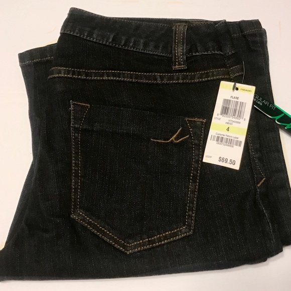 50% OFF! NWT $70 INC. Flare Jeans Sz 4 (28) LONG Inseam 33” Dark Wash - Picture 7 of 12